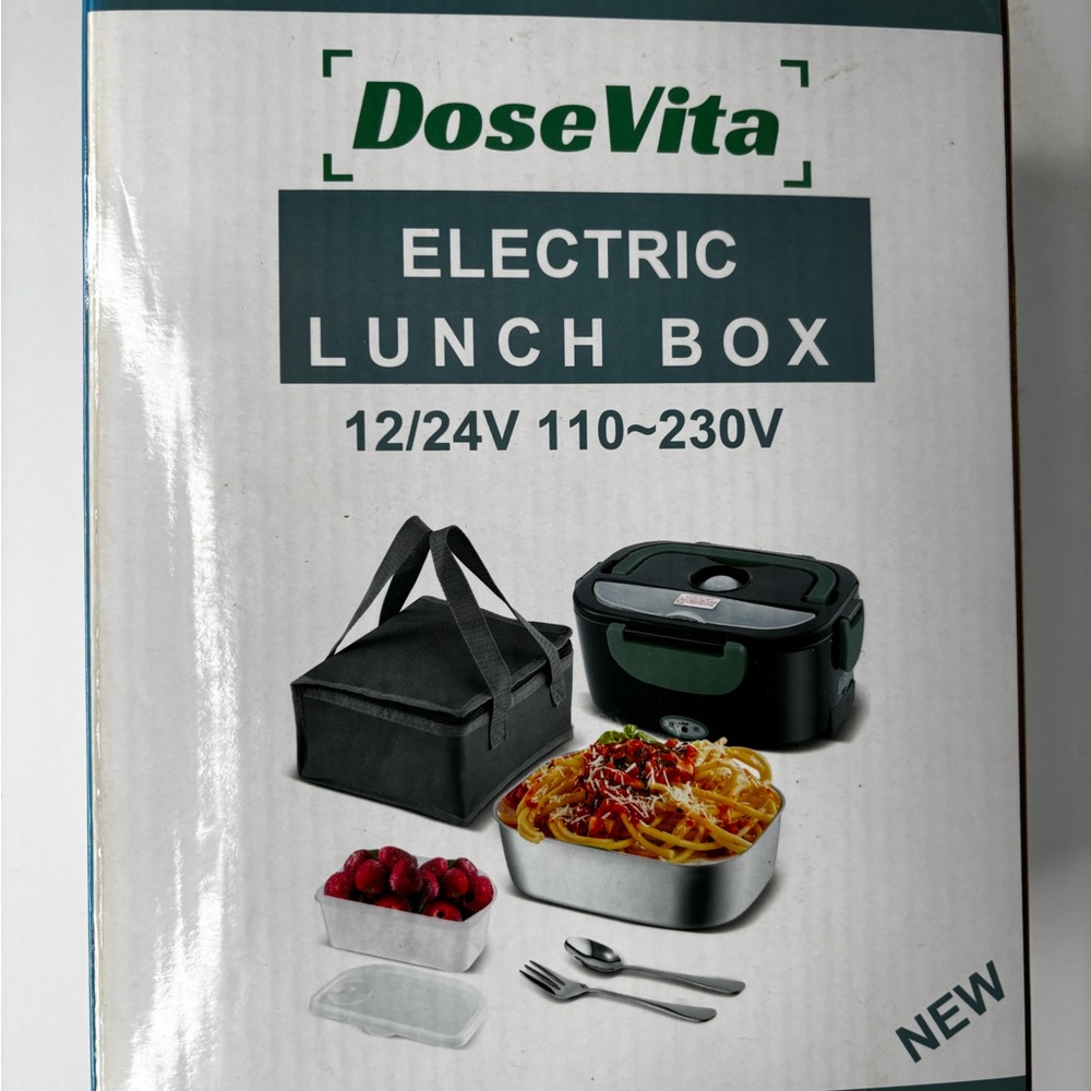 Black Electric Lunch Box